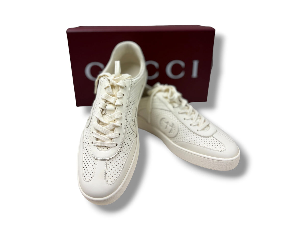 GUCCI Sneaker US 9  795430 G75 Men White Rank AB