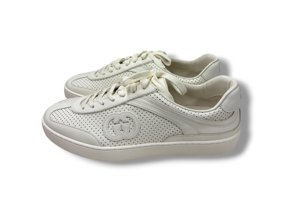 GUCCI Sneaker US 9  795430 G75 Men White Rank AB