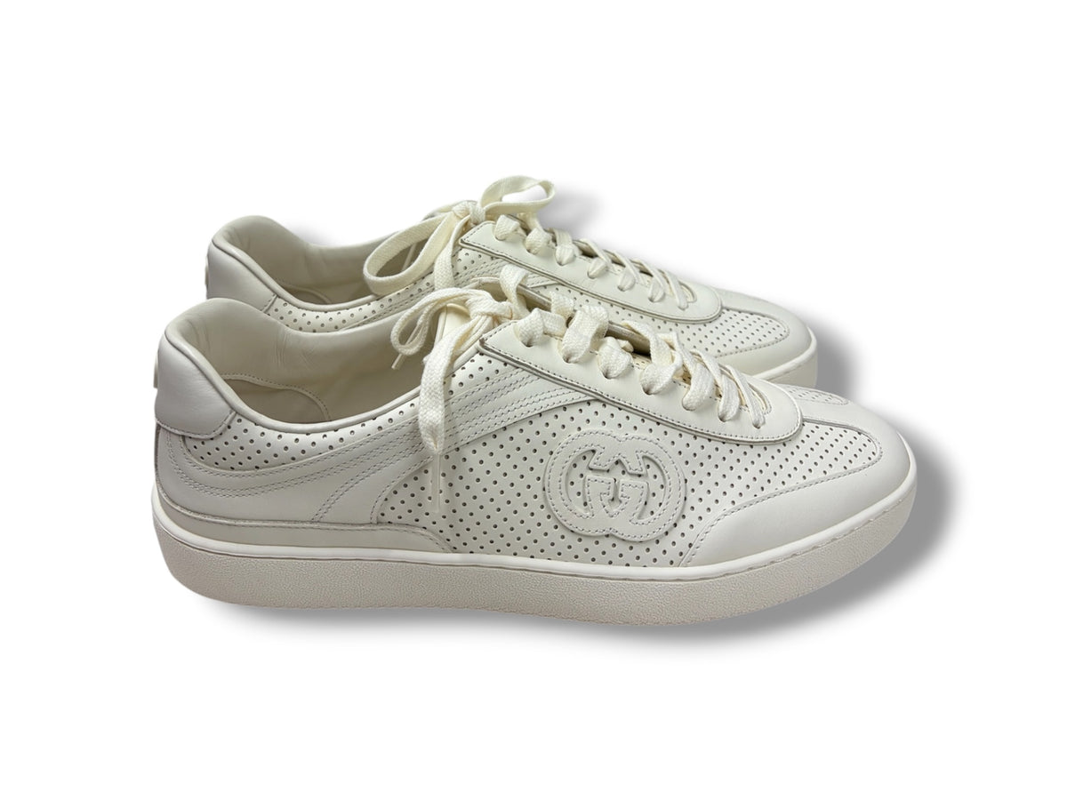 GUCCI Sneaker US 9  795430 G75 Men White Rank AB