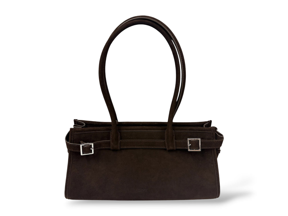 OLYY A-RA Shoulder Bag Brown Rank A