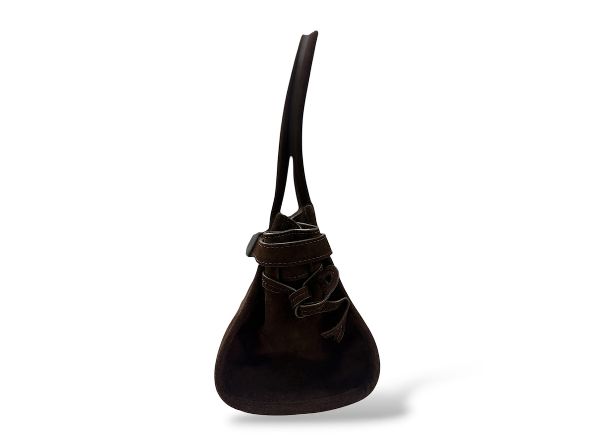 OLYY A-RA Shoulder Bag Brown Rank A