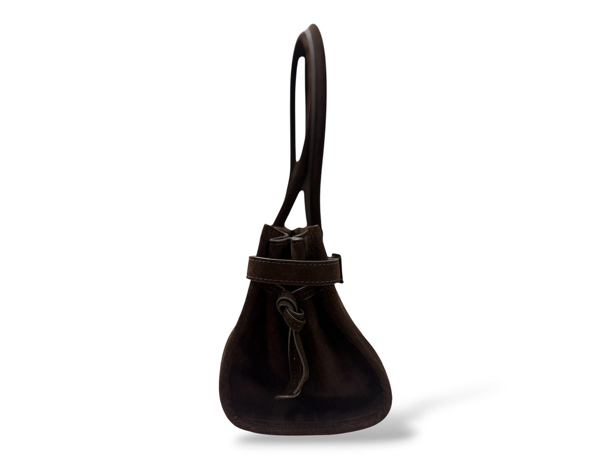 OLYY A-RA Shoulder Bag Brown Rank A
