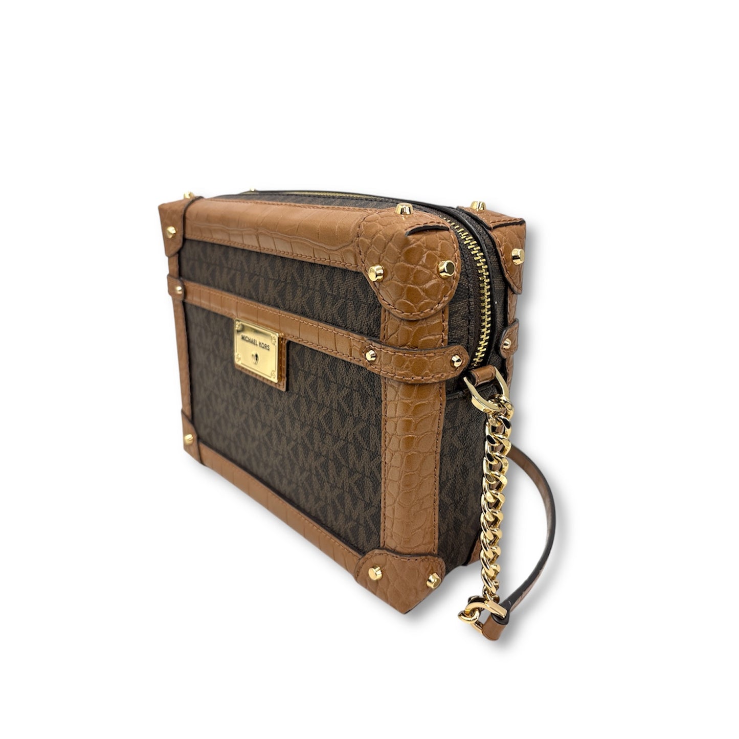 MICHAEL KORS Shoulder Bag Brown Rank B