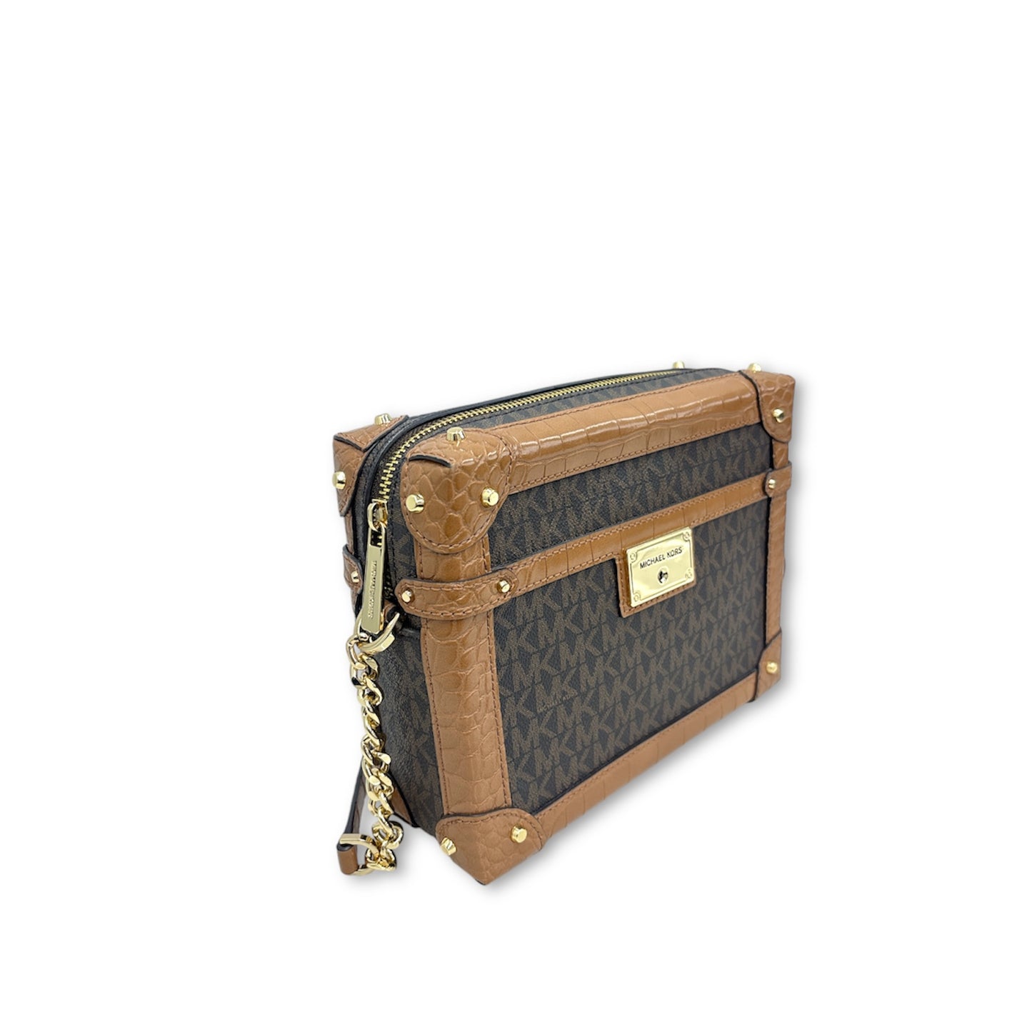 MICHAEL KORS Shoulder Bag Brown Rank B