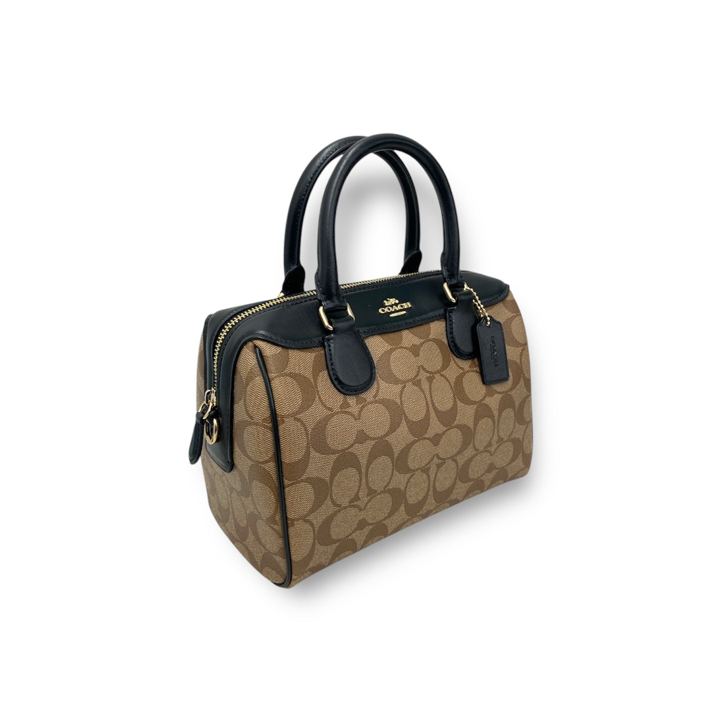 COACH Shoulder Bag F32203 Brown Rank B