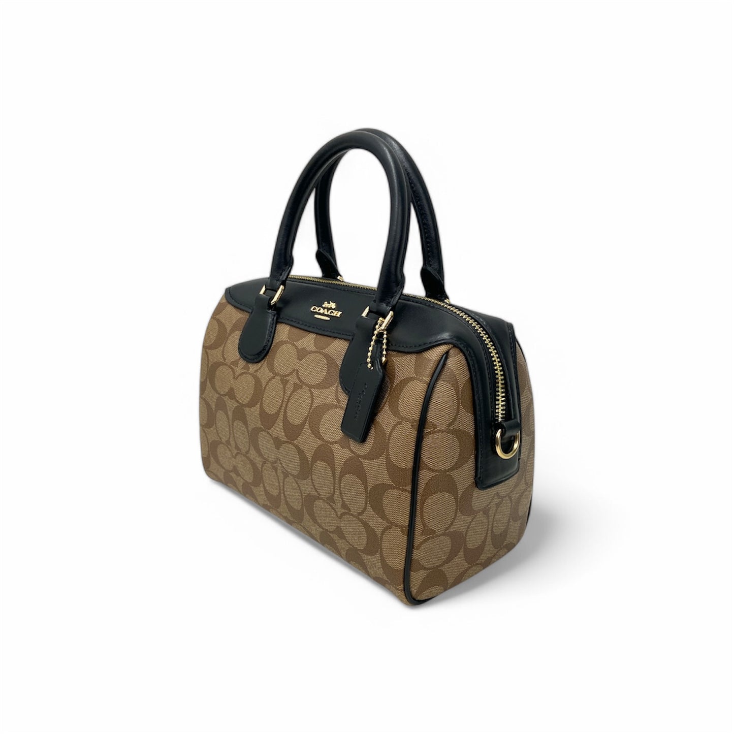 COACH Shoulder Bag F32203 Brown Rank B