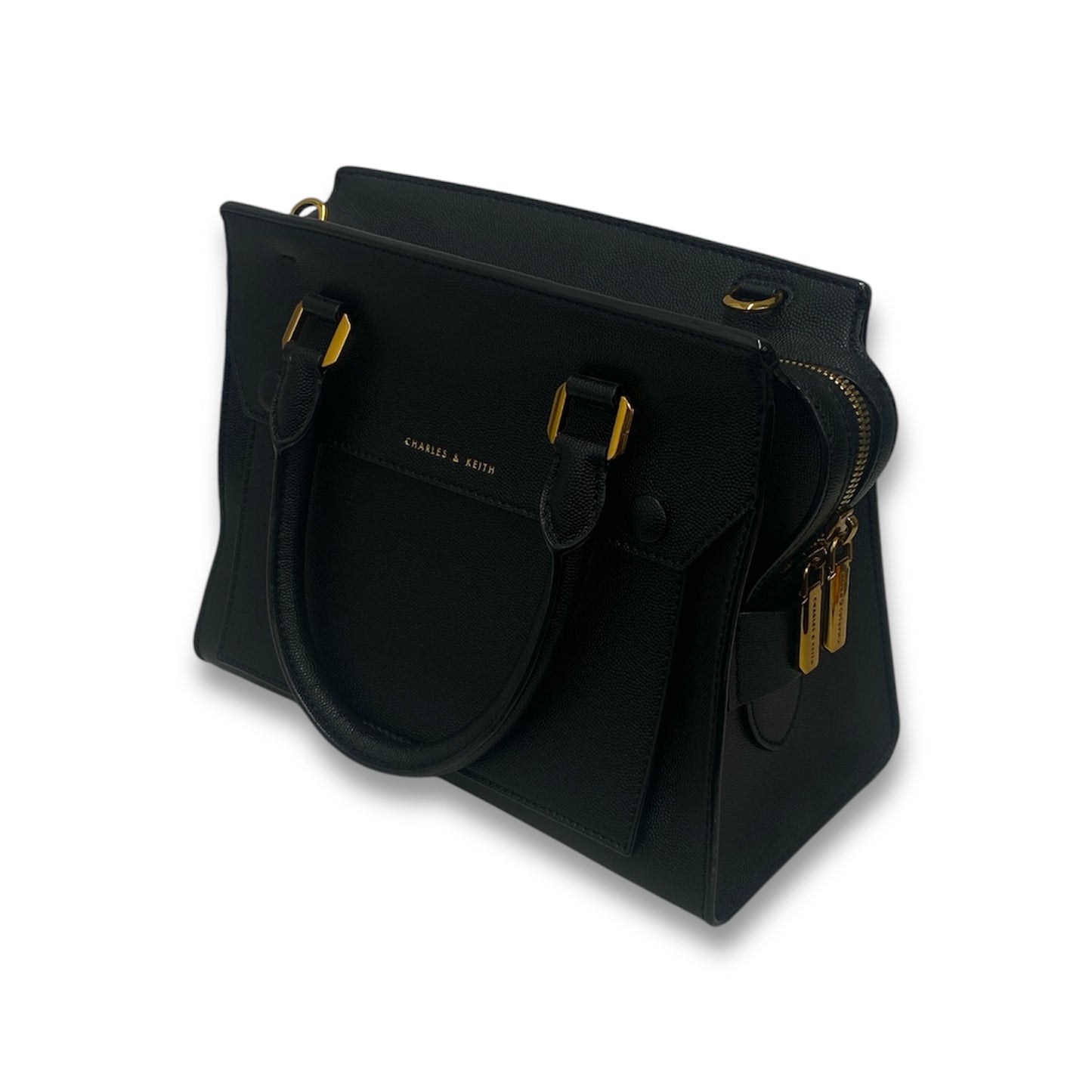 CHARLES & KEITH 2WAY Bag 50780334 Black Rank B