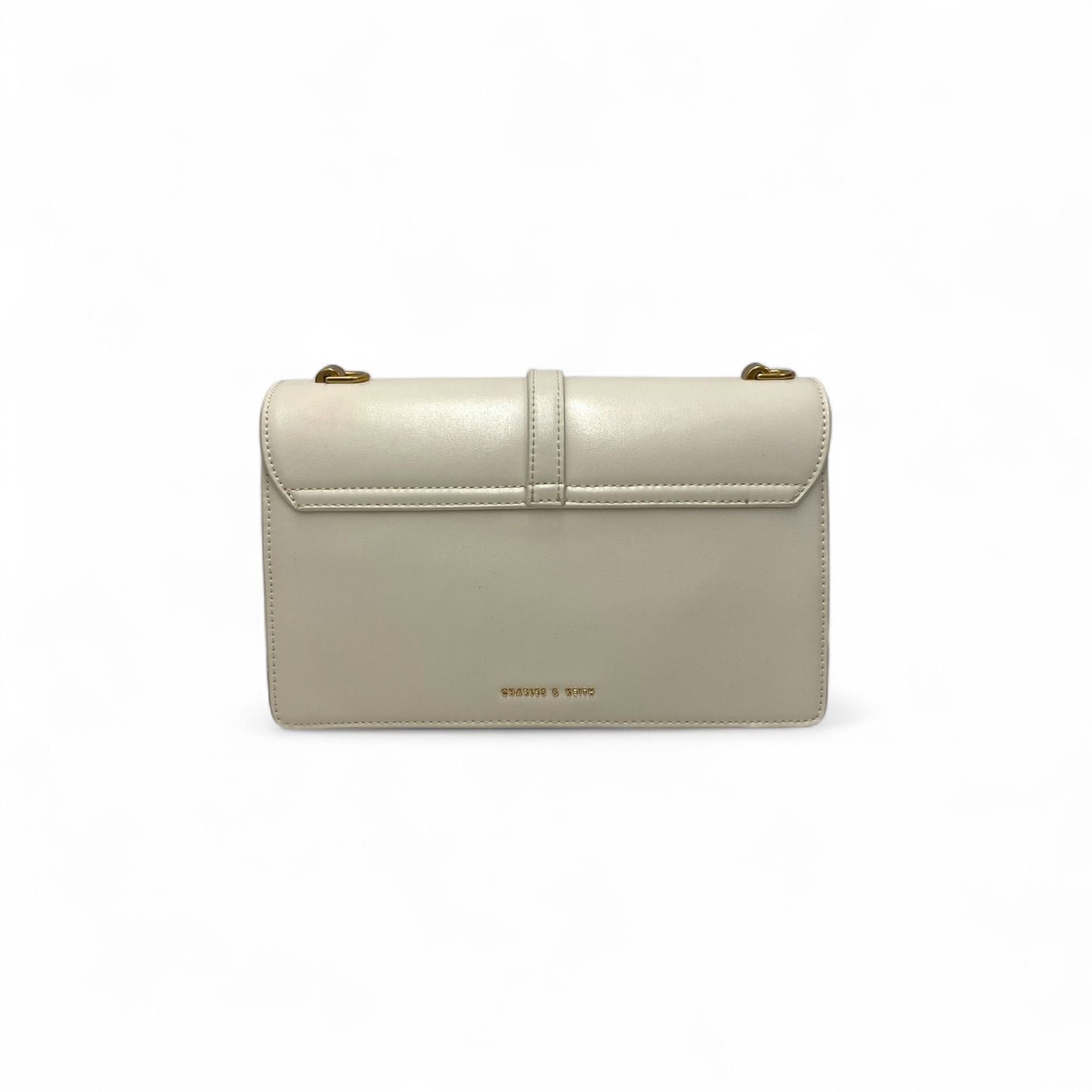 CHARLES & KEITH Shoulder Bag 20671271 Ivory Rank A