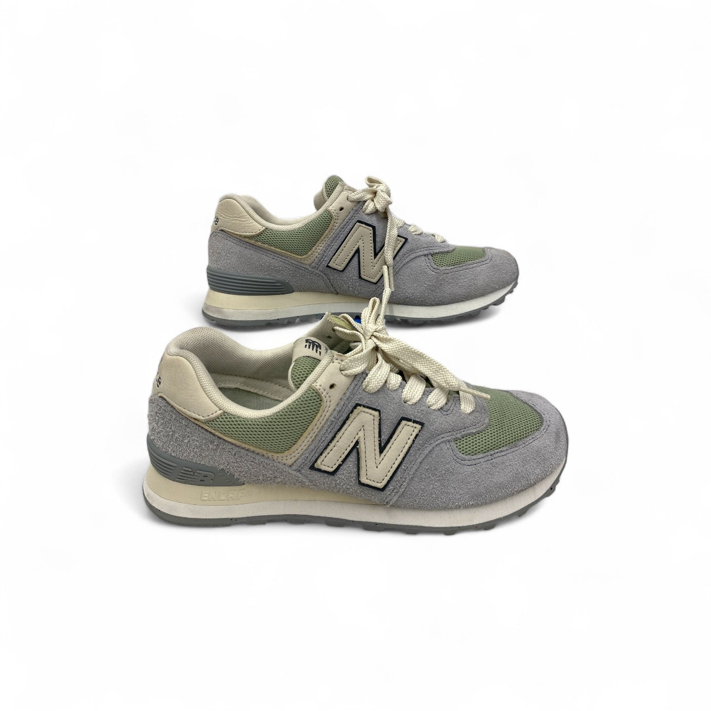 NEW BALANCE Sneaker Lady's Size 9.5US Green/Gray WL574GA2 Rank B