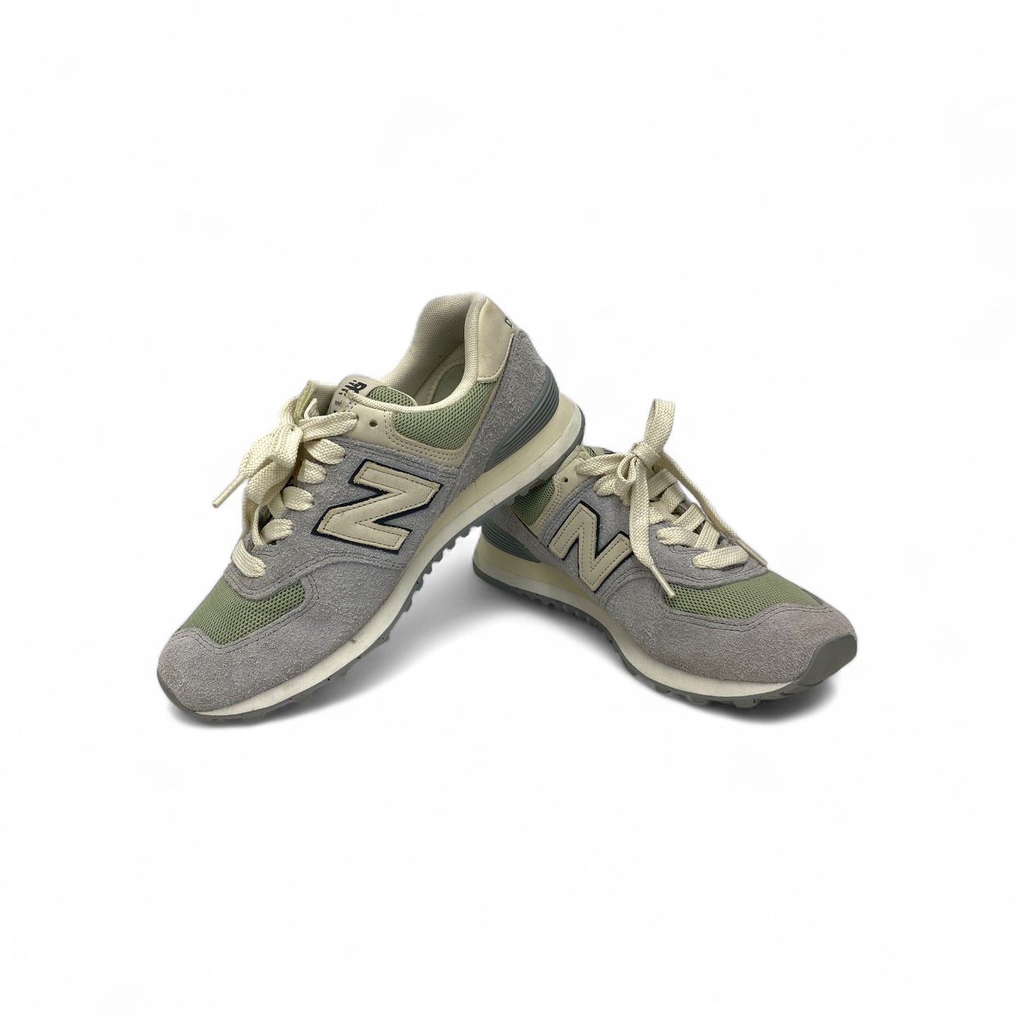 NEW BALANCE Sneaker Lady's Size 9.5US Green/Gray WL574GA2 Rank B