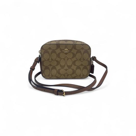 COACH Shoulder Bag 91677 Brown Rank A