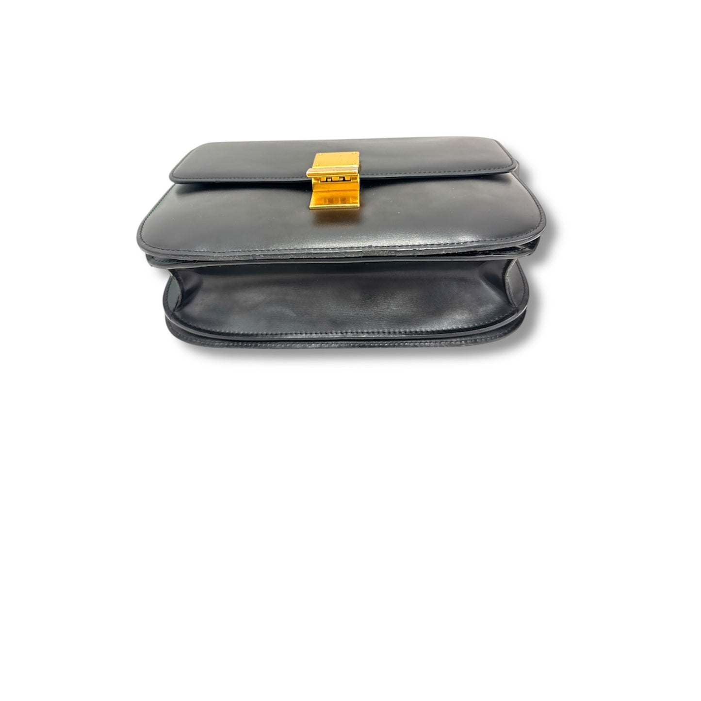 CELINE Shoulder Bag Black Scratch/Damage W-CE-2176 Rank B