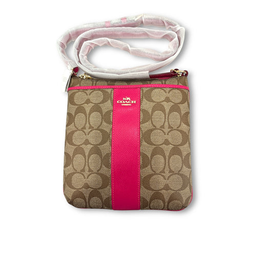 COACH Shoulder Bag F52856 Unused Item Pink/Brown