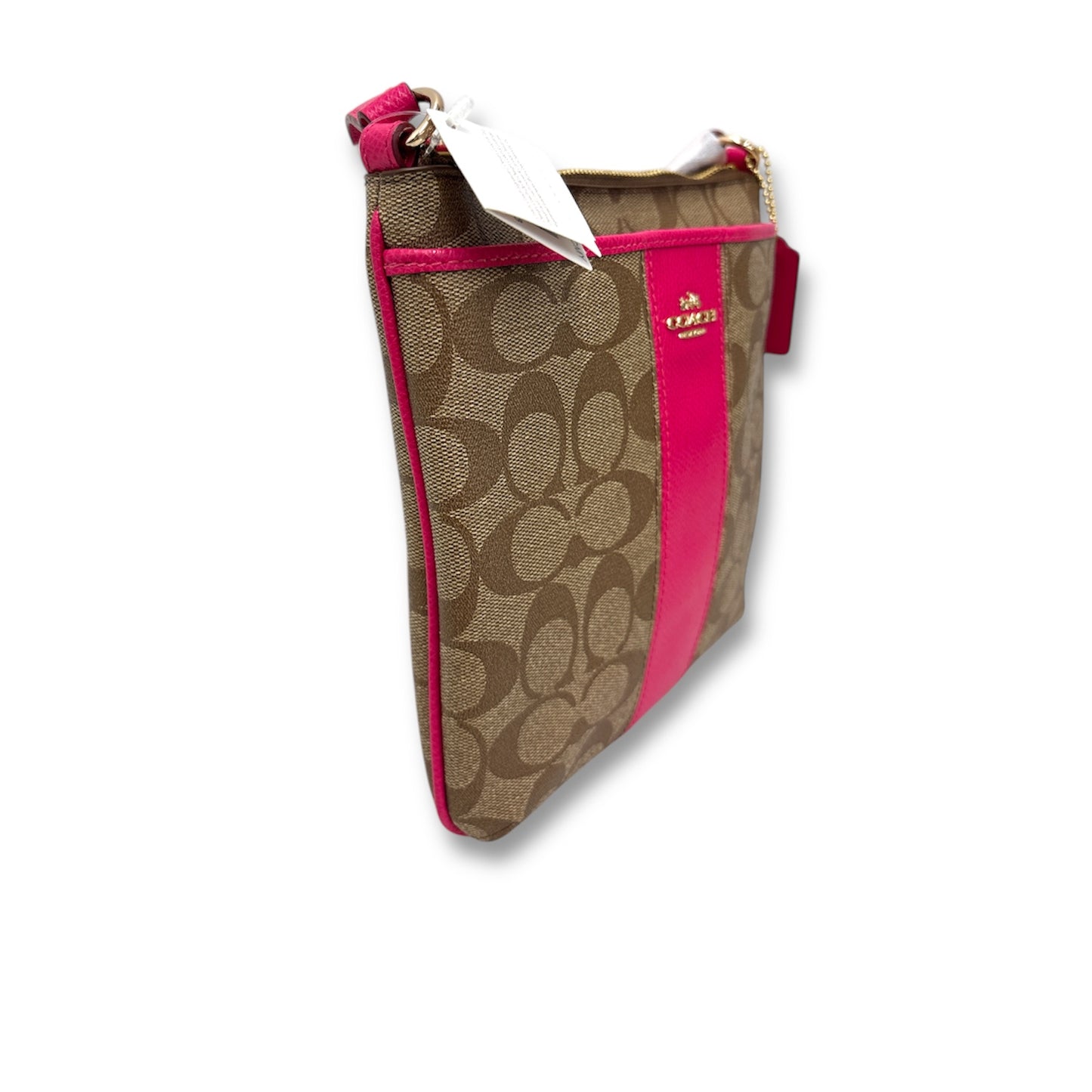 COACH Shoulder Bag F52856 Unused Item Pink/Brown