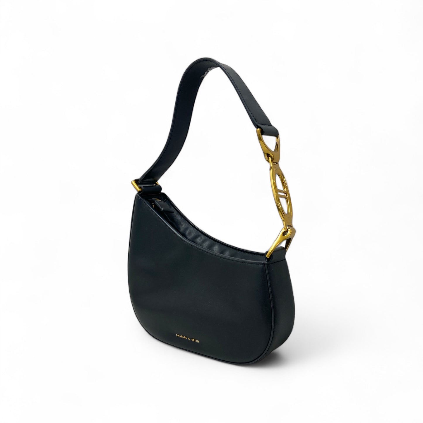 CHARLES & KEITH Shoulder Bag 20160105-1 Black Rank(B)