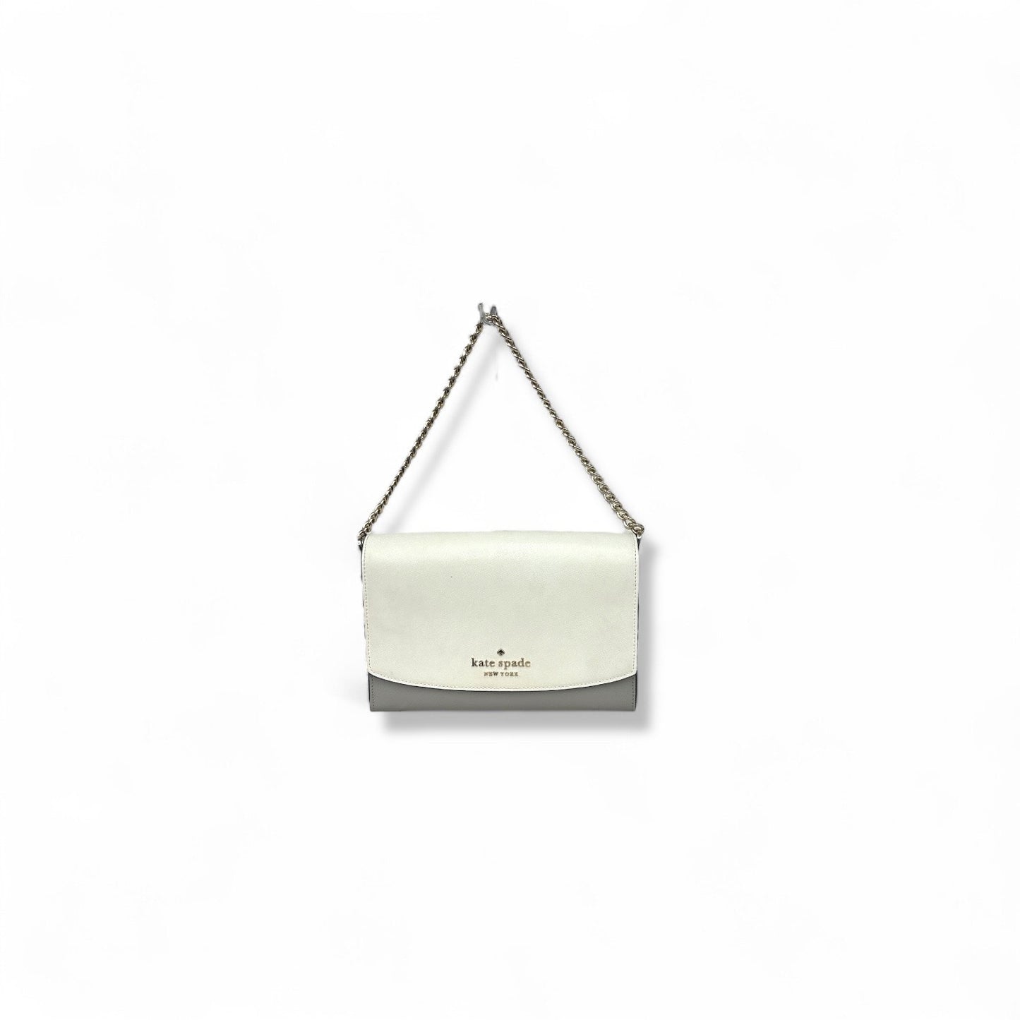 Kate Spade Shoulder Bag WKR001202 White/Gray Stain Rank(AB)