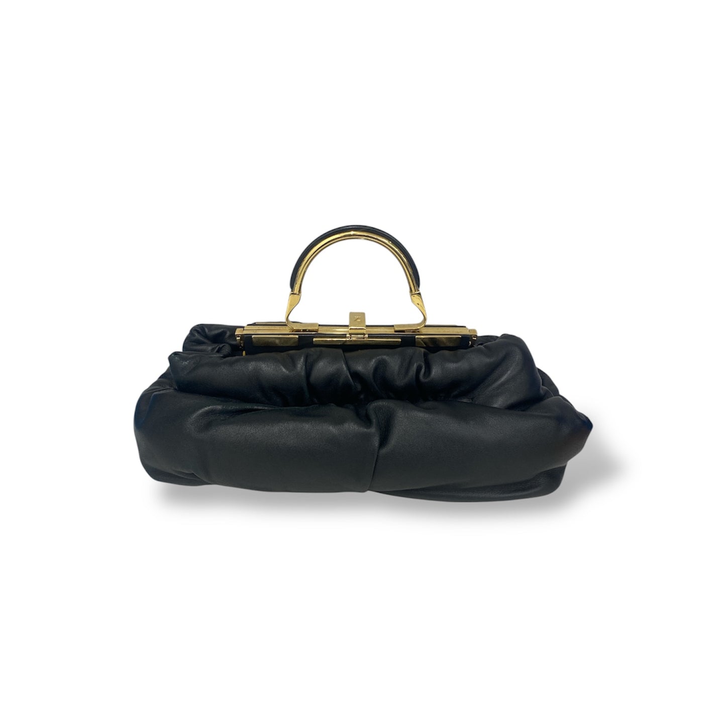 Zanchetti Handbag Black Dis-Colored Rank B