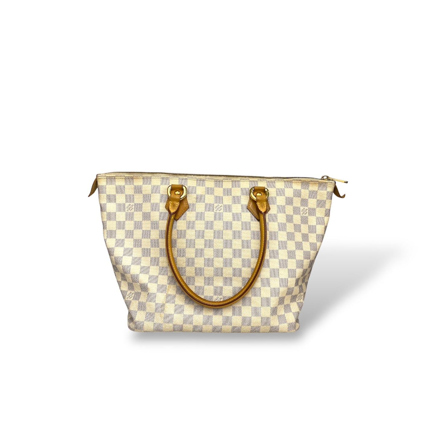 Louis Vuitton Tote Bag Damier White N51185 FL2007 Azur Saleya MM Stain Rank B