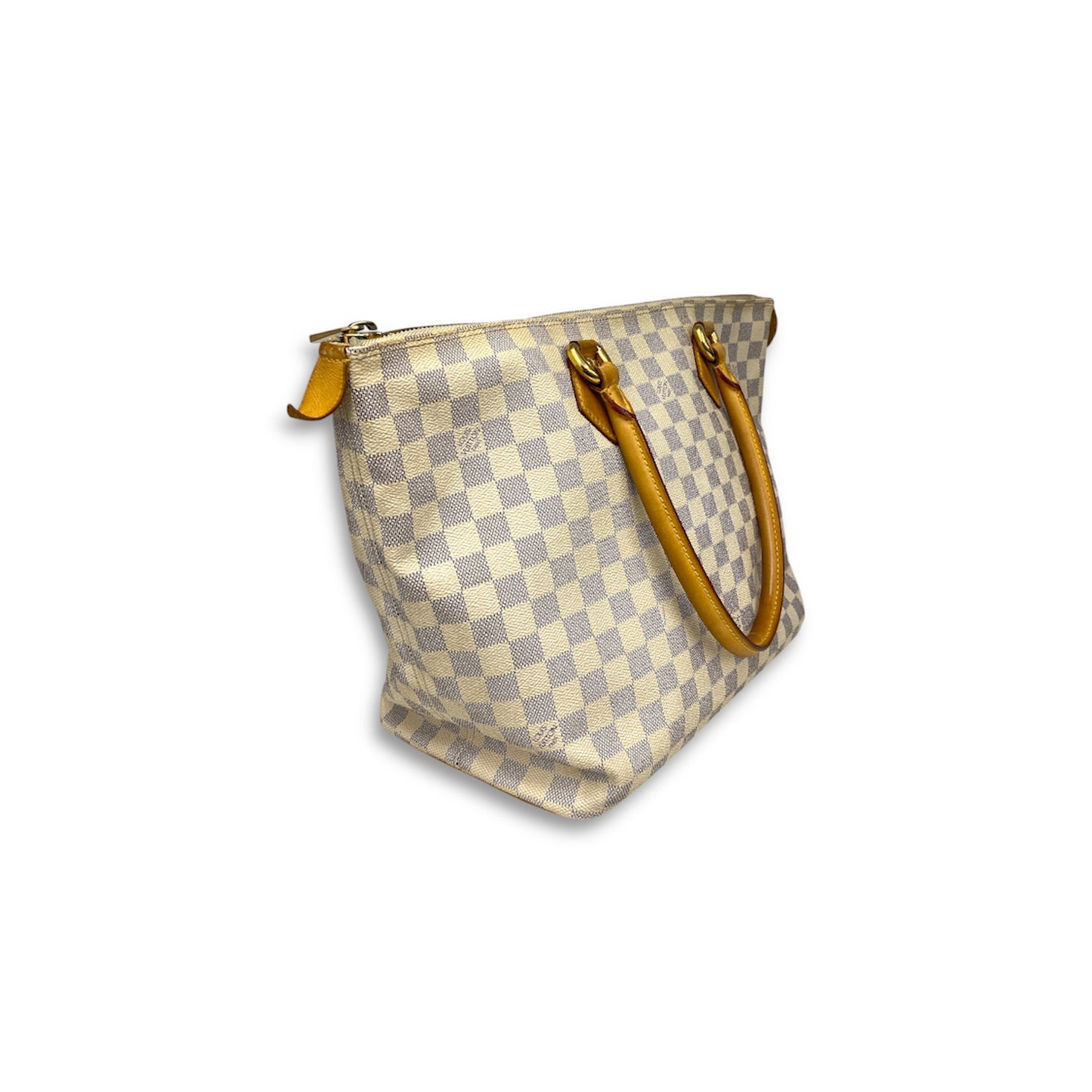 Louis Vuitton Tote Bag Damier White N51185 FL2007 Azur Saleya MM Stain Rank B