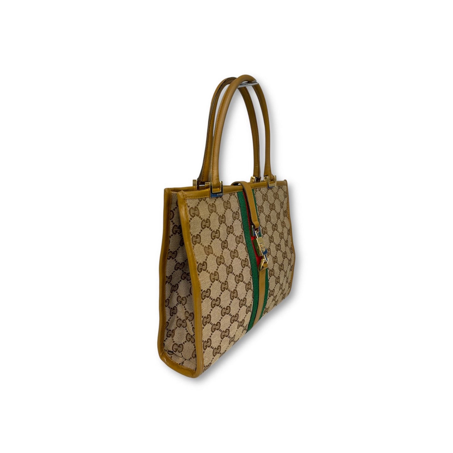 GUGGI Handbag 0021065 Brown Scratch/Stain 002058 Rank(B)