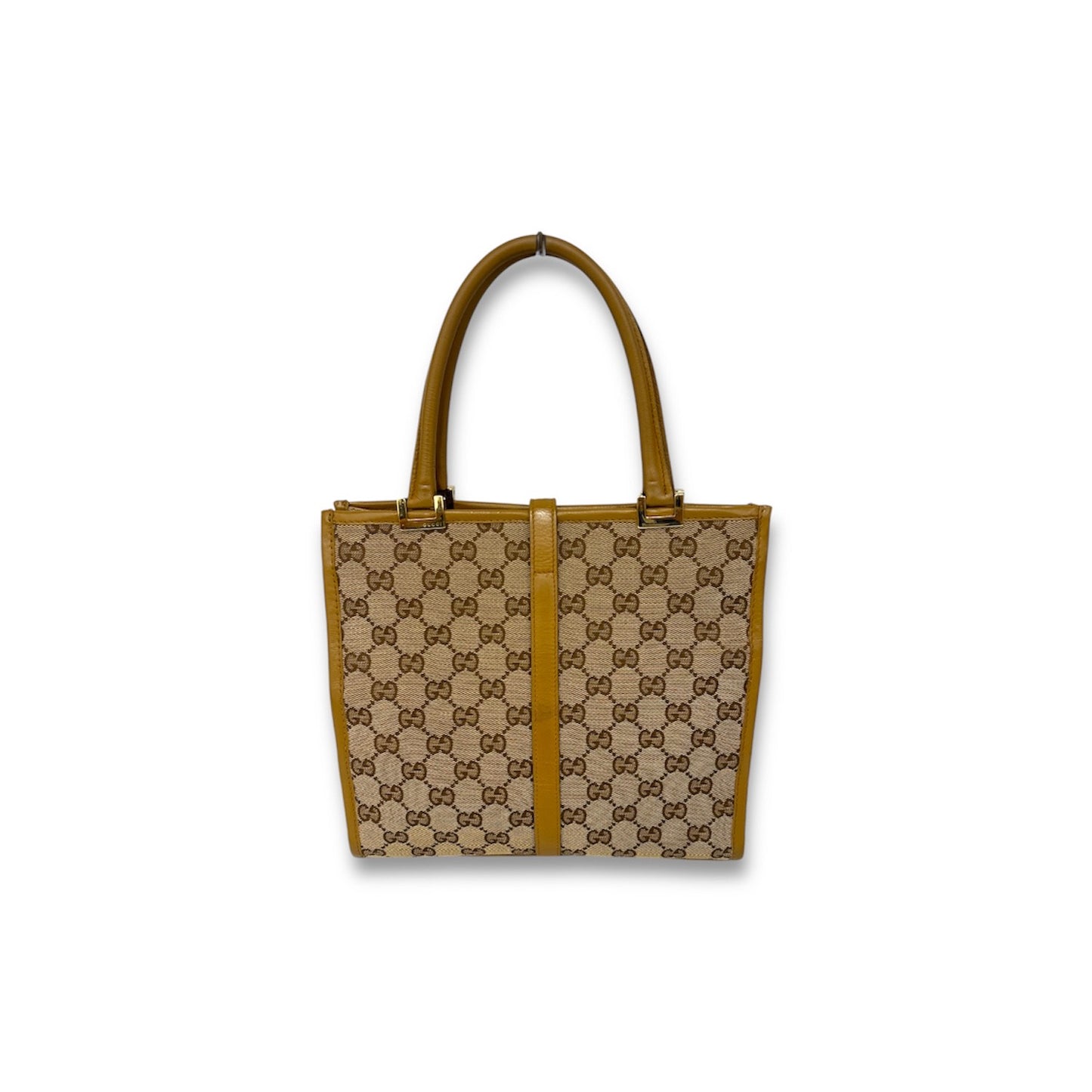 GUGGI Handbag 0021065 Brown Scratch/Stain 002058 Rank(B)