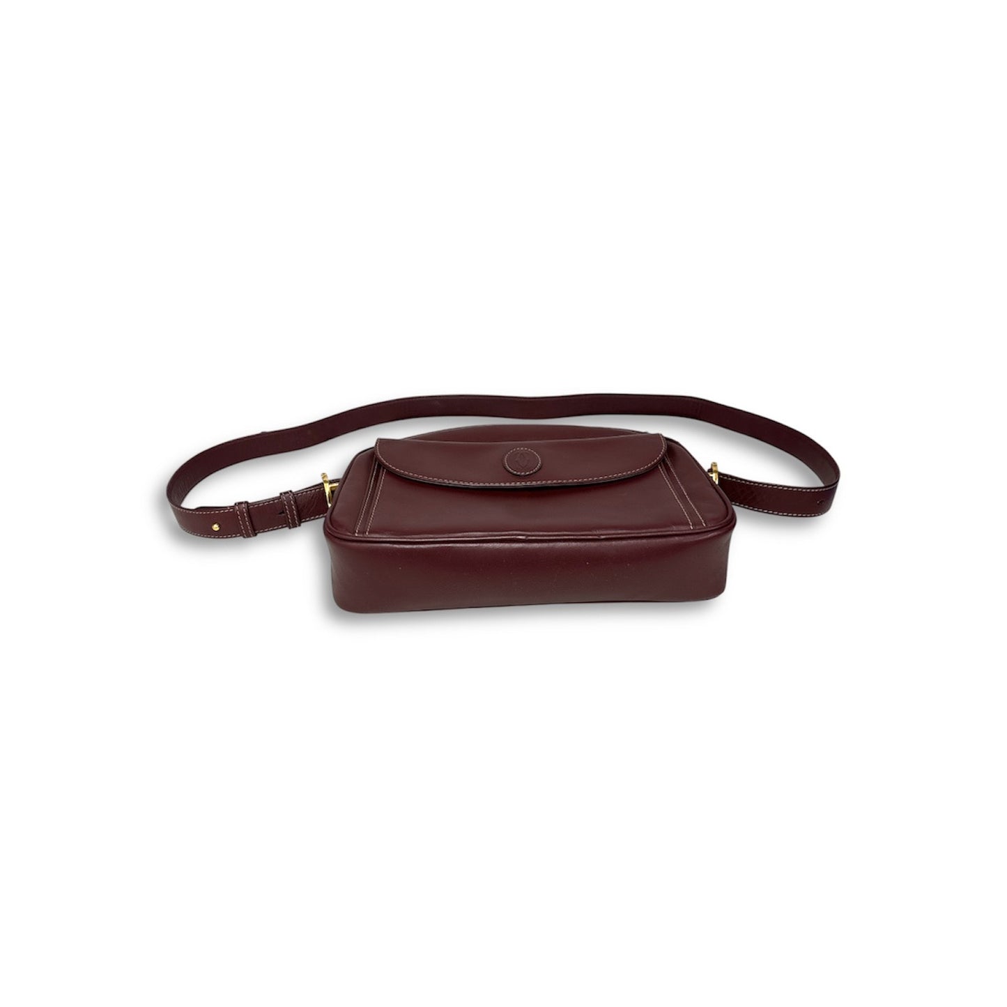 Cartier Shoulder Bag Bordoeaux Red Rank(B)