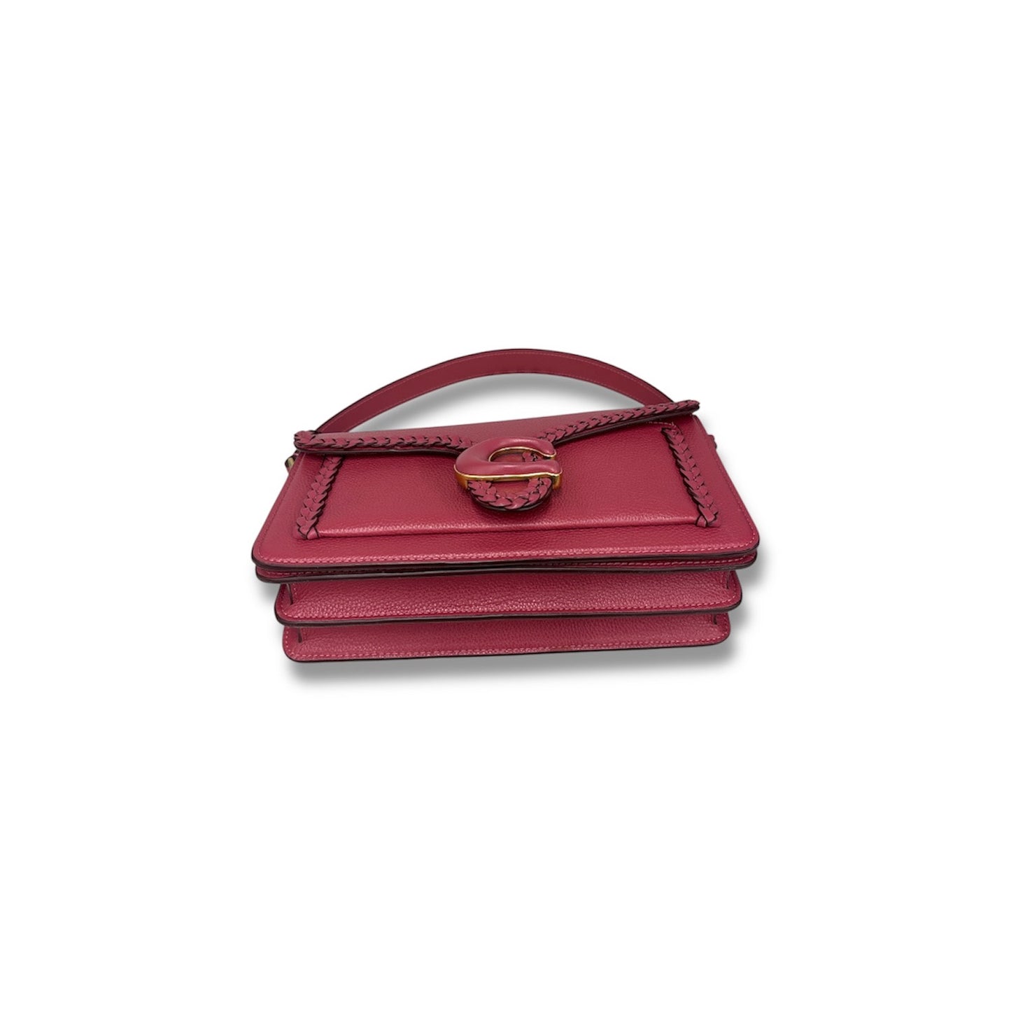 COACH 2WAY Bag CJ838 Shocking Pink Scratch Rank(AB)