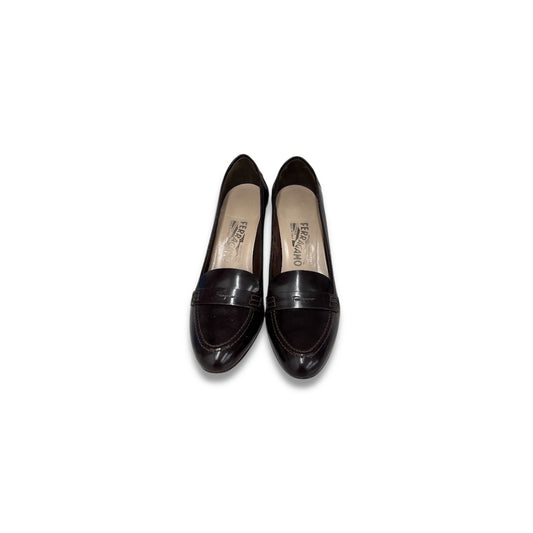Salvatore Ferragamo Sandal  Lady's Brown RF10721 Rank(B)