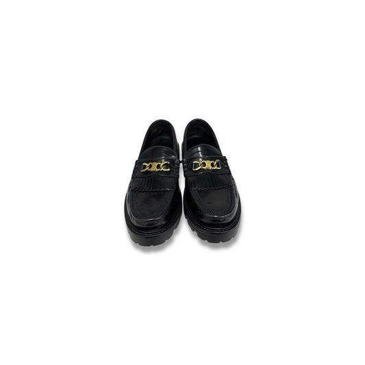 CELINE Leather Shoes Mens Black FA0261ิิิิ  MARGARET Rank(B)