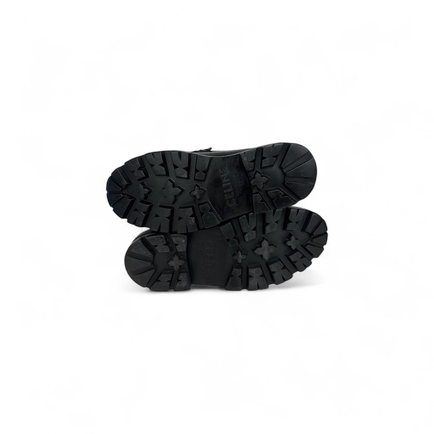 CELINE Leather Shoes Mens Black FA0261ิิิิ  MARGARET Rank(B)