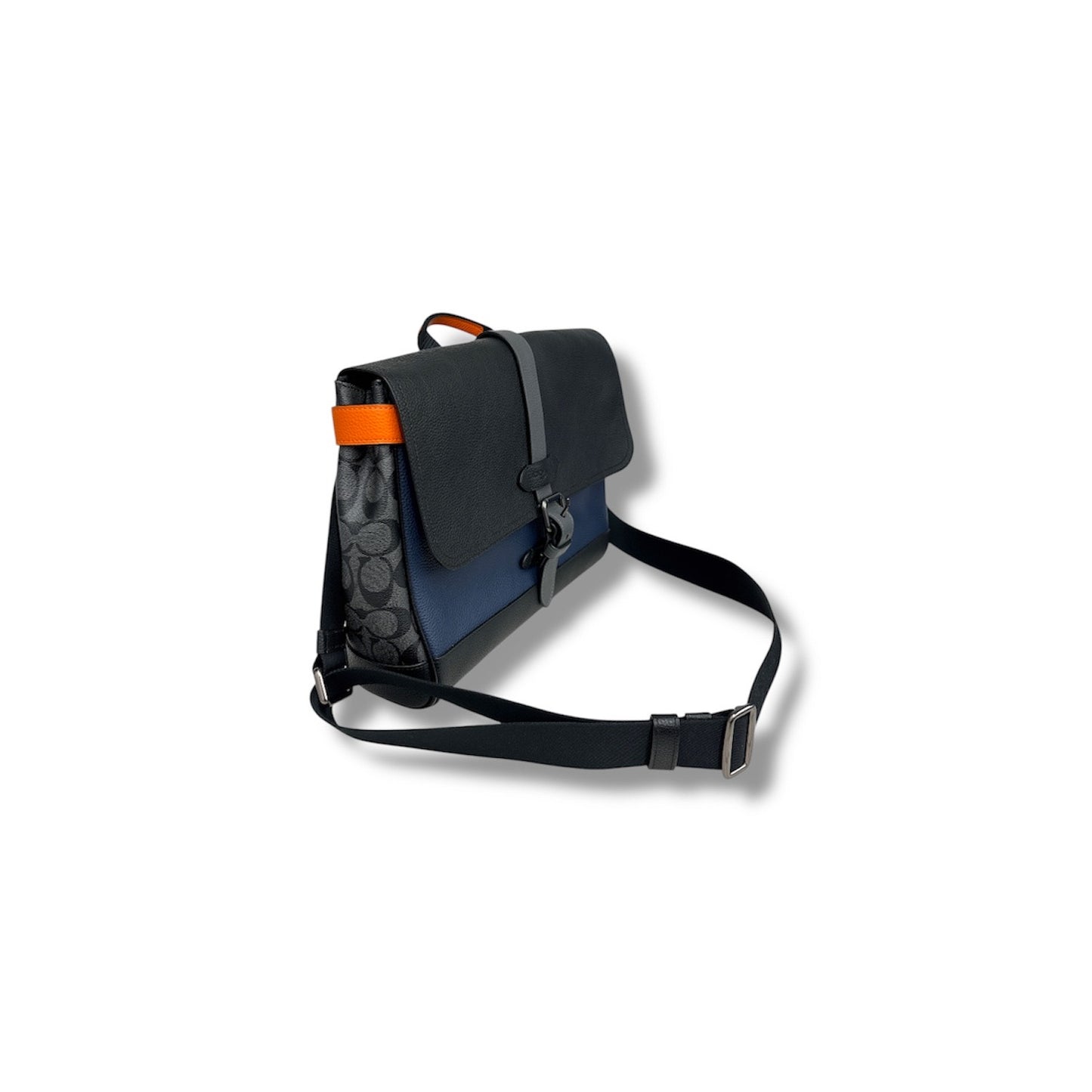 COACH Shoulder Bag F76929 Black And Navy Rank(B)