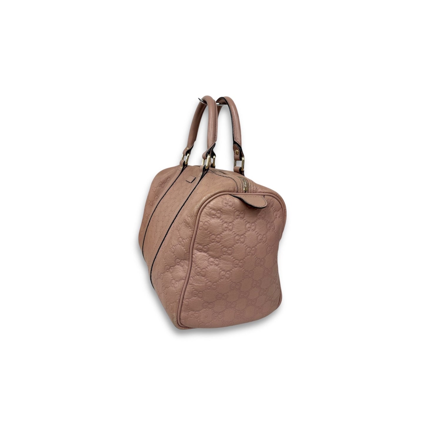 GUCCI Hand Boston Bag 265697 Pink Stain/Scratch 002404 Rank(B)