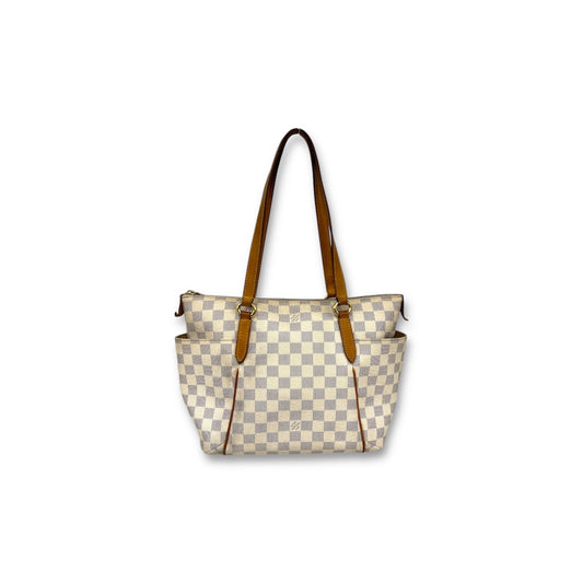 LOUIS VUITTON Handbag Damier N51261 White Stain FL4029 Rank(B)