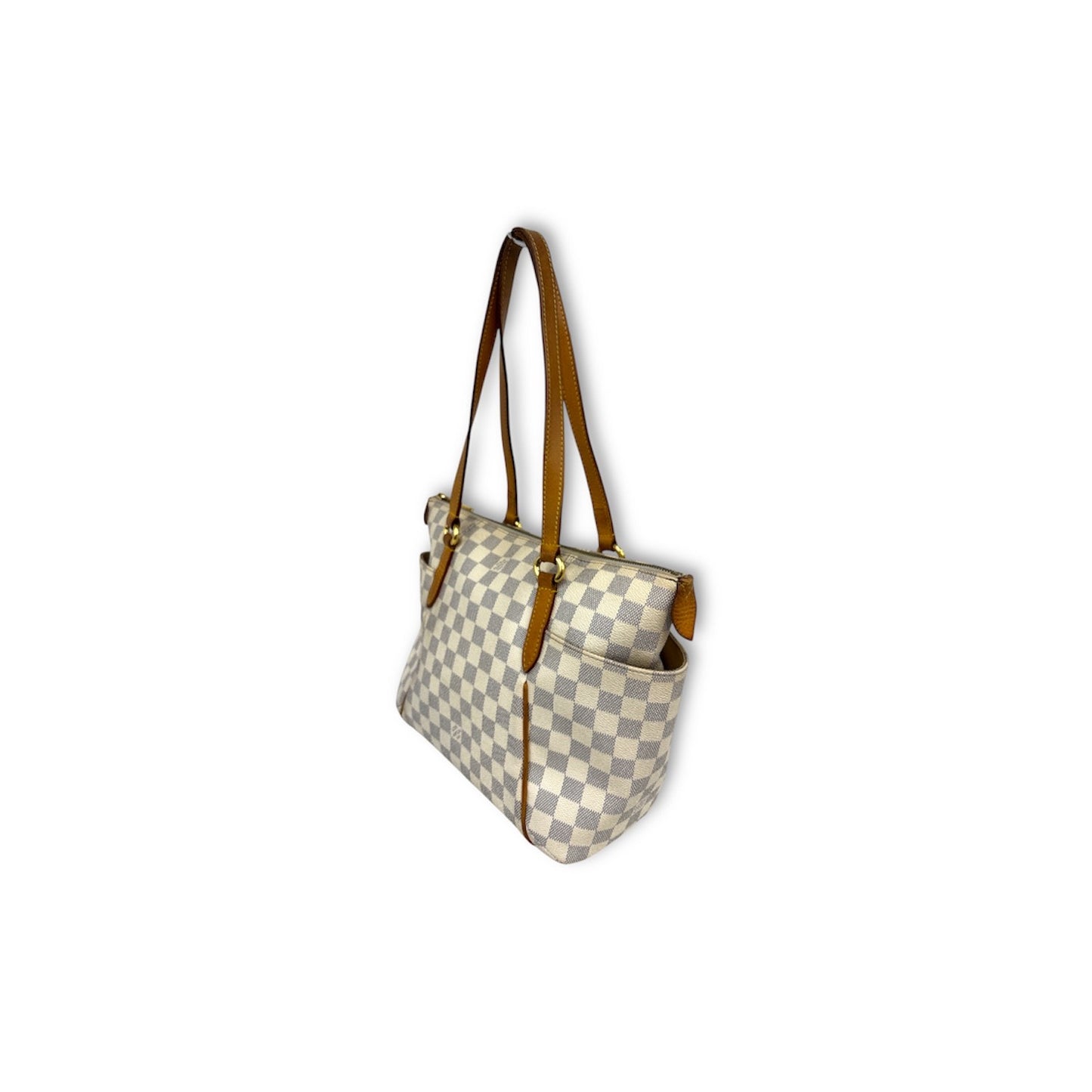 LOUIS VUITTON Handbag Damier N51261 White Stain FL4029 Rank(B)