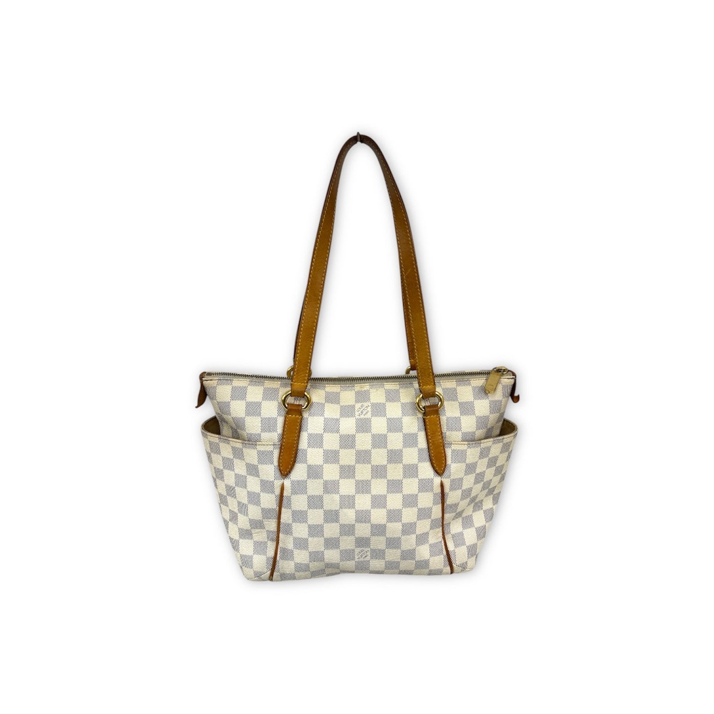 LOUIS VUITTON Handbag Damier N51261 White Stain FL4029 Rank(B)