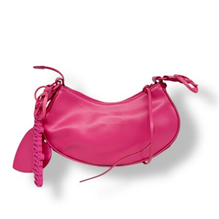 BALENCIAGA Shoulder Bag 671309 Shocking Pink Le Cagole