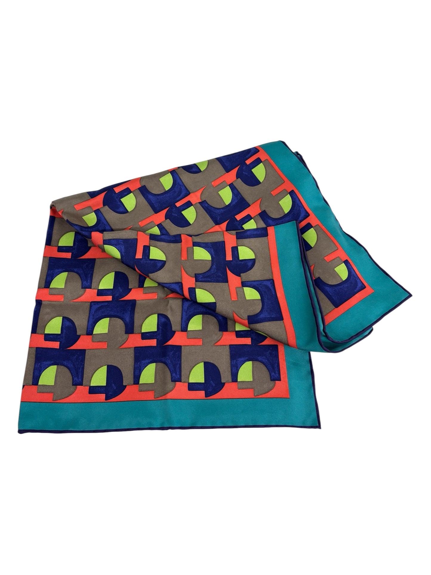 MIU MIU Scarf NCF Multi Color Printed Silk
