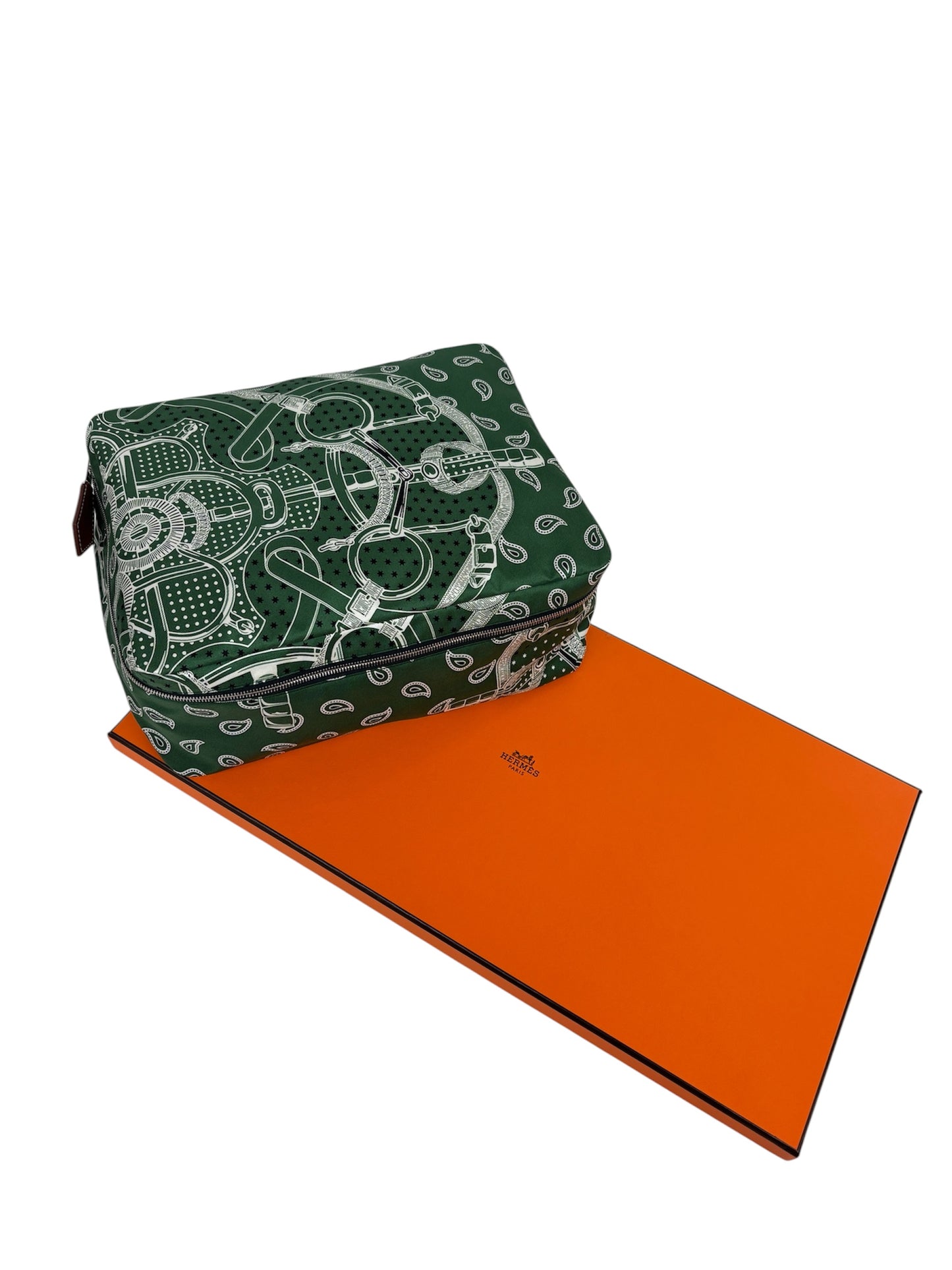 HERMES Handbag K FM 011 PM HOUSSE de Voyage Green