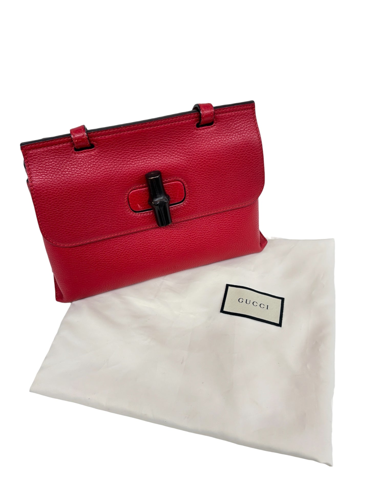 GUCCI 2 WAY BAG 370331 Red