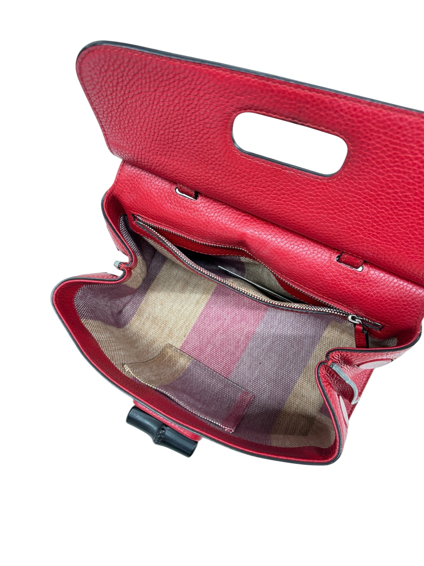 GUCCI 2 WAY BAG 370331 Red