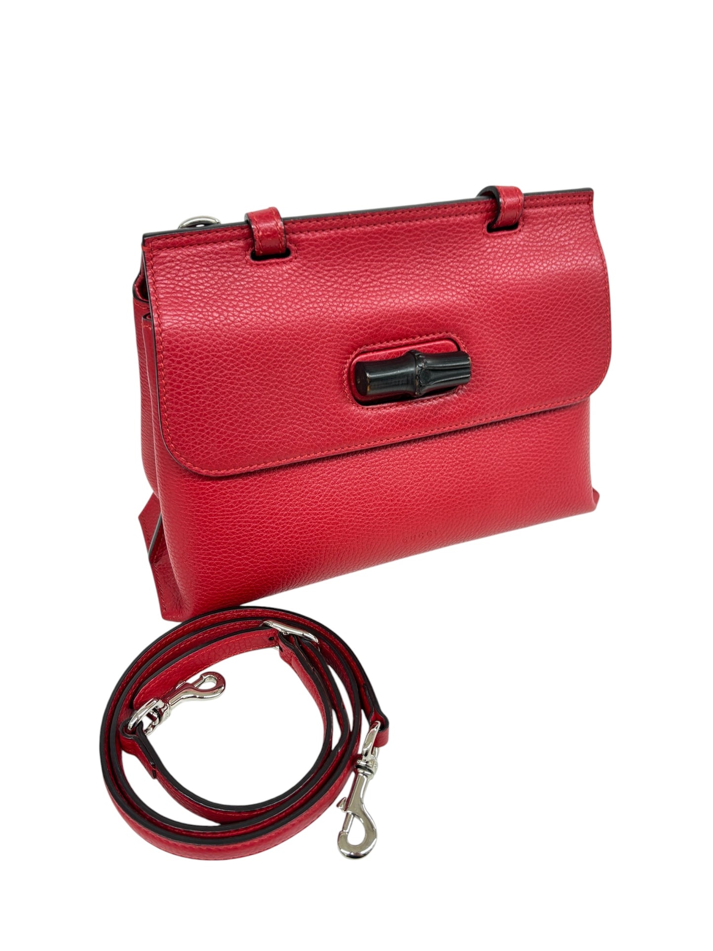 GUCCI 2 WAY BAG 370331 Red