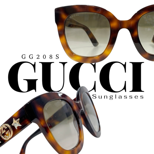 GUCCI Sunglasses GG208S Brown