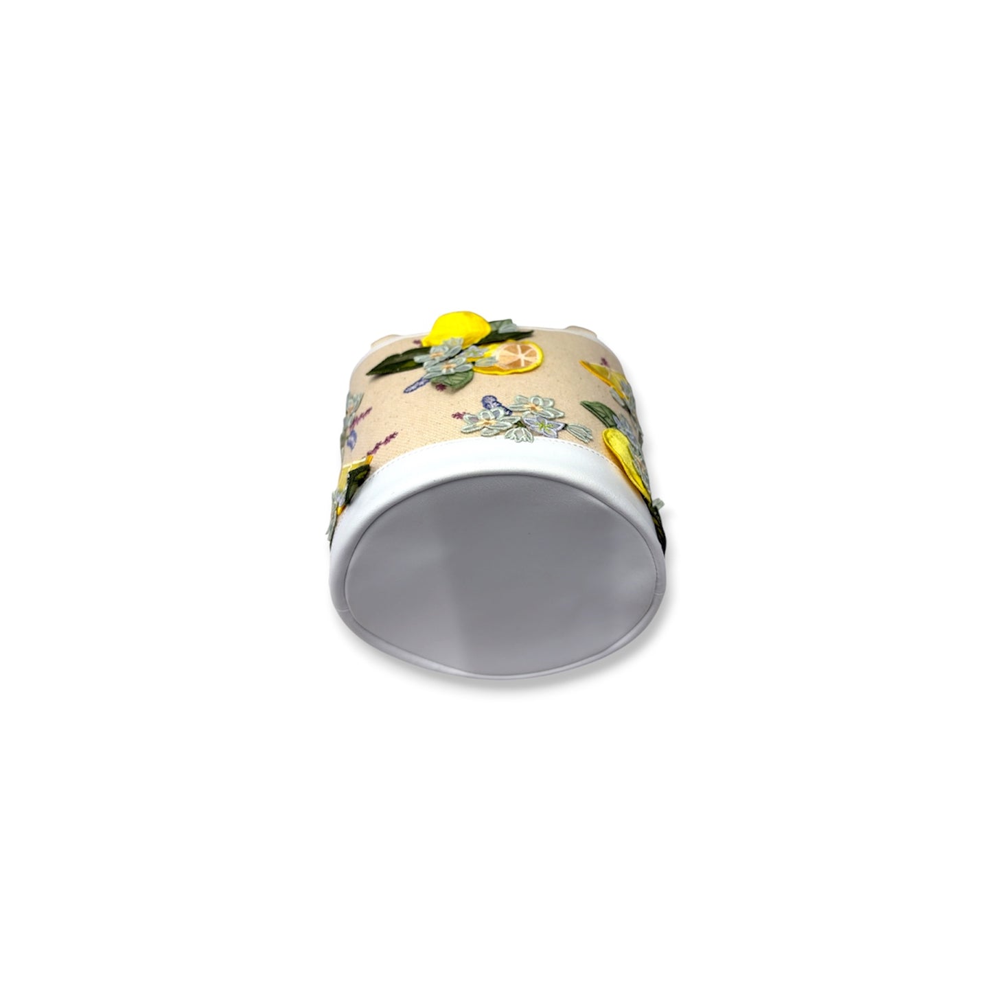 Aristotle Handbag Beige Lemon Print Rank (B)