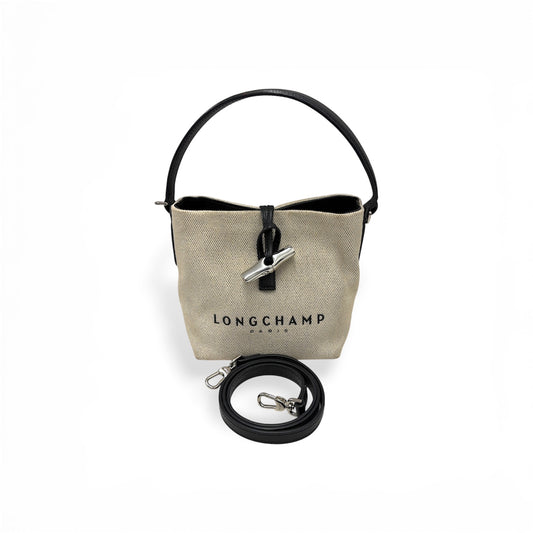 LONGCHAMP 2WAY Bag 10159HSG 037 Beige Stain 2237441 Rank (B)
