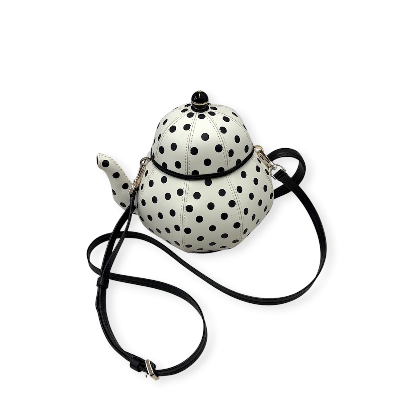 Kate Spade Shoulder Bag WKR00606 White And Black Alice in Wonder land Rank (B)