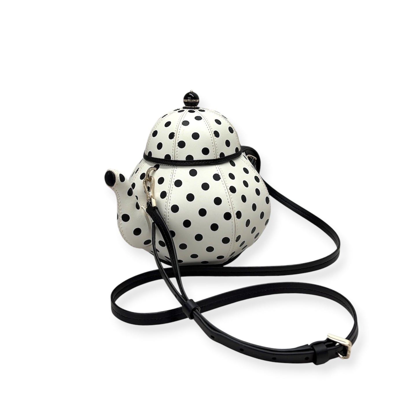 Kate Spade Shoulder Bag WKR00606 White And Black Alice in Wonder land Rank (B)