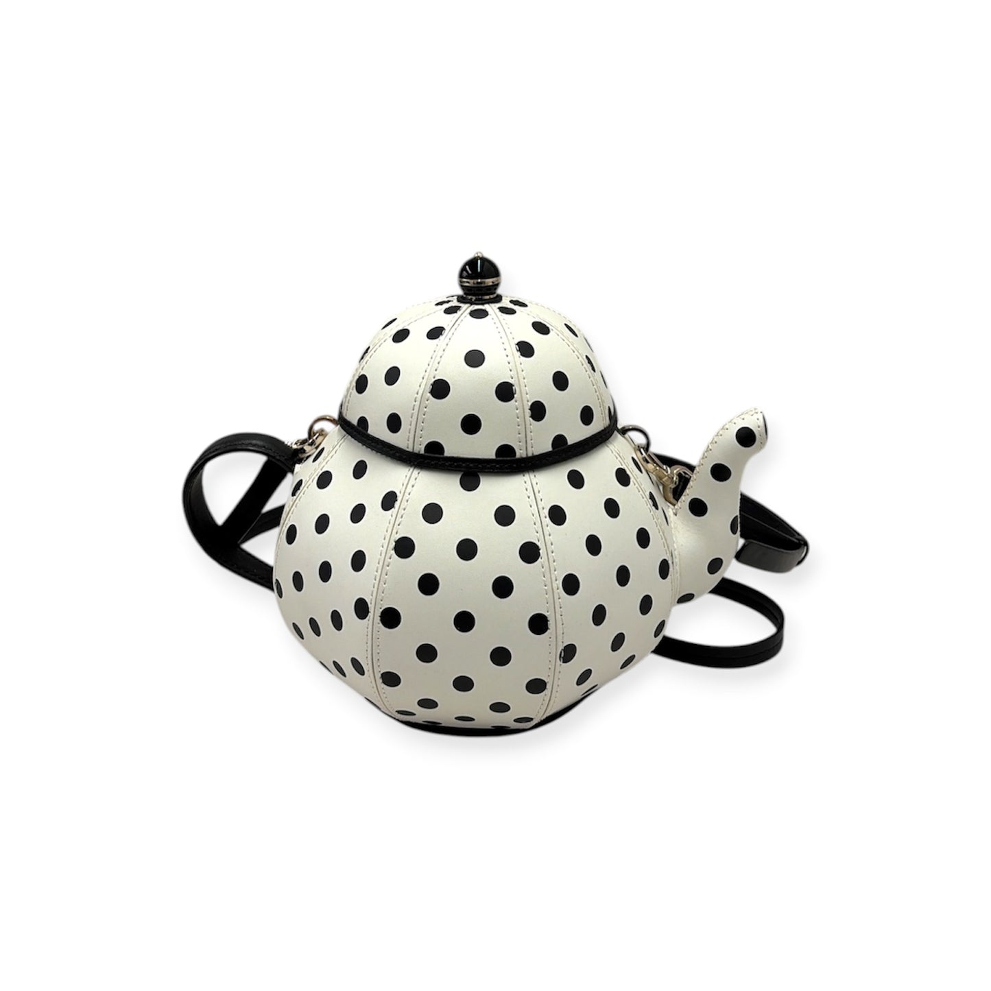 Kate Spade Shoulder Bag WKR00606 White And Black Alice in Wonder land Rank (B)