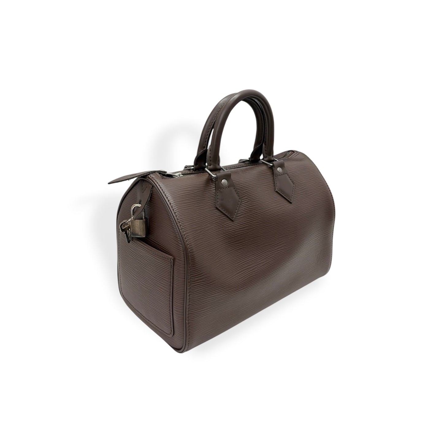 LOUIS VUITTON Handbag Epi M43013 Brown *Damage SP0014 Speedy 25 Rank (B)