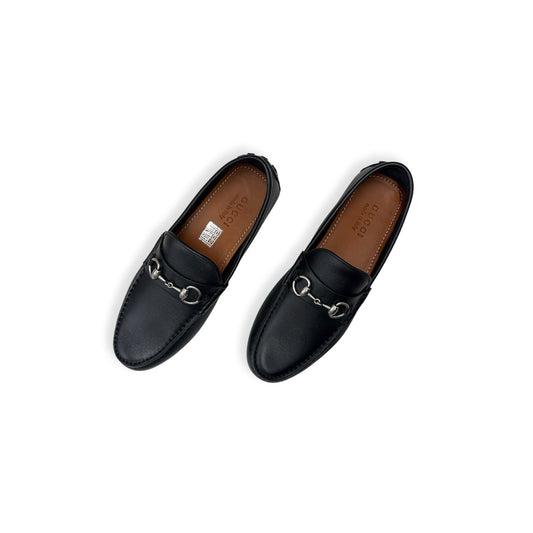GUCCI Loafers 8 1/2 Mens Black 765859 Rank (AB)