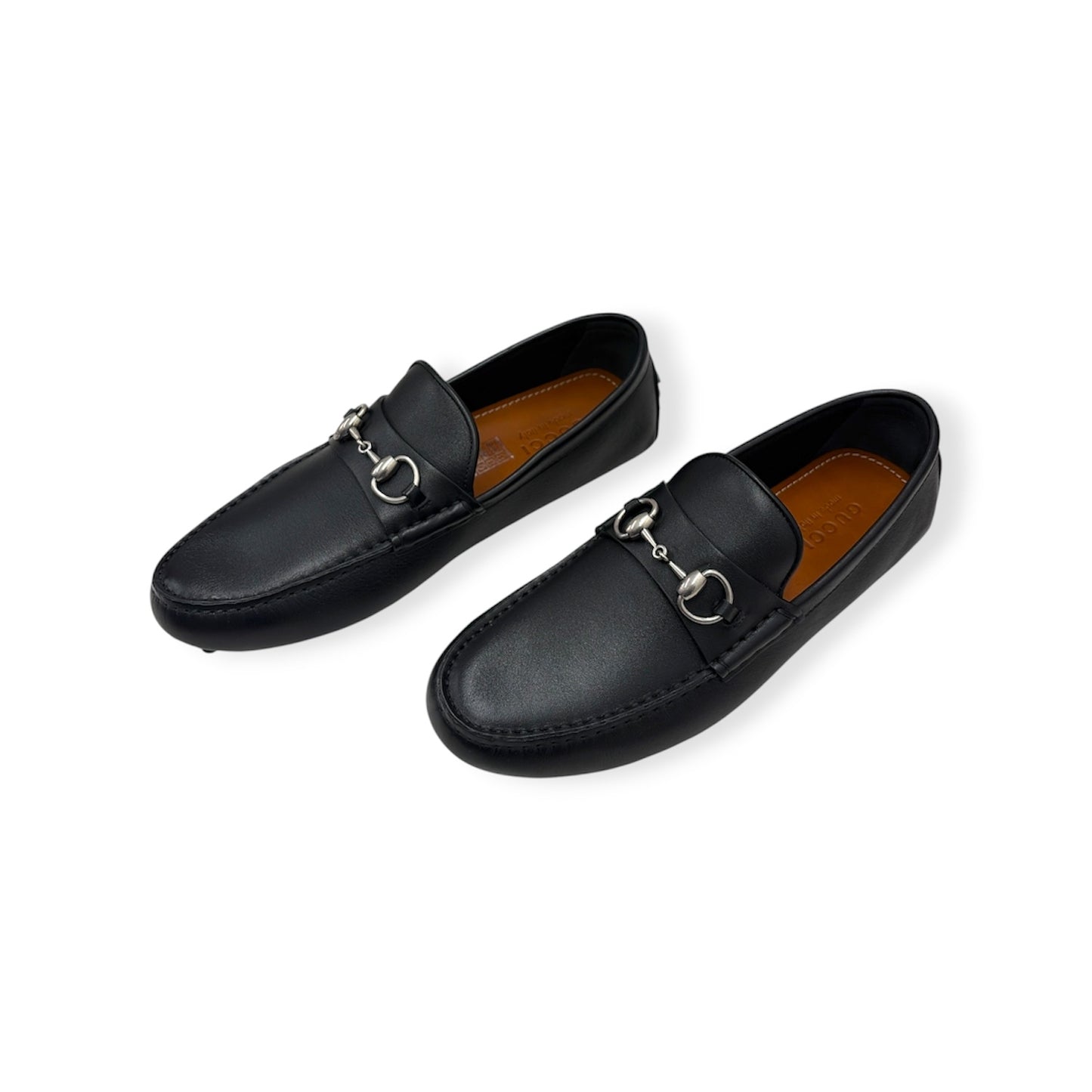 GUCCI Loafers 8 1/2 Mens Black 765859 Rank (AB)